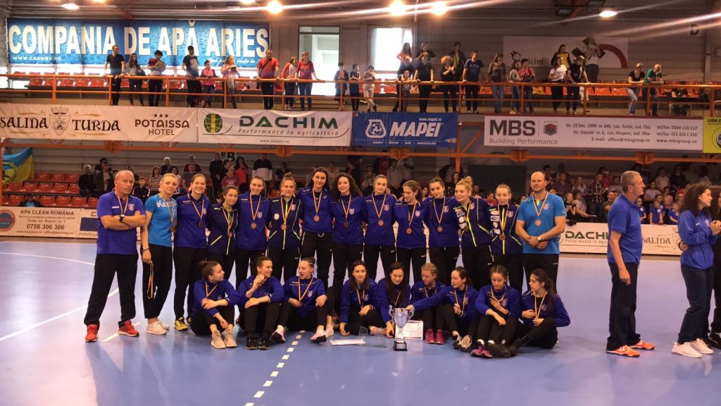 Corona Transilvania a câştigat medalia de bronz la junioare I, având cea mai tânără echipă de la turneul final