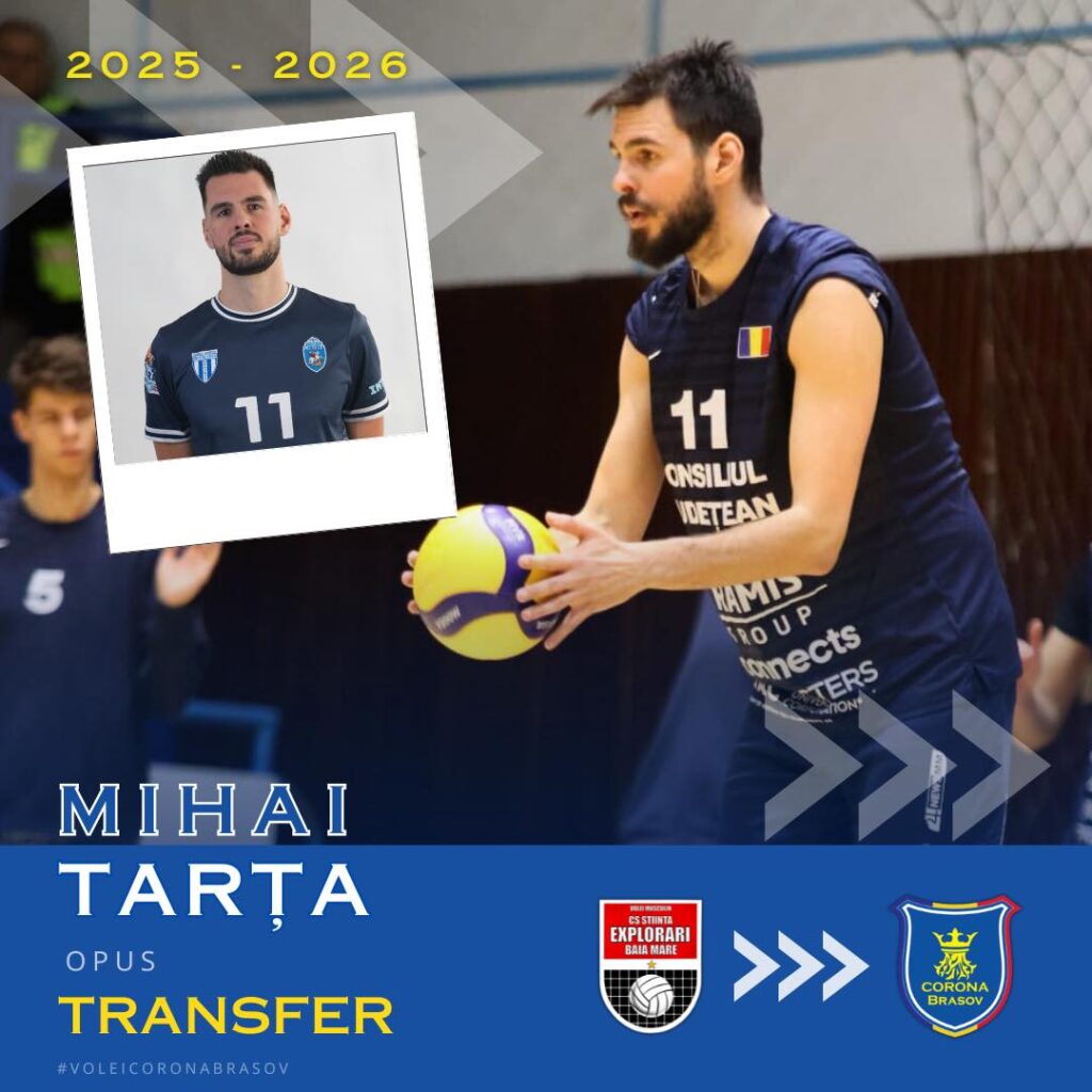 MIHAI TARȚA VA JUCA PENTRU CORONA BRAȘOV ÎN 2025/26!