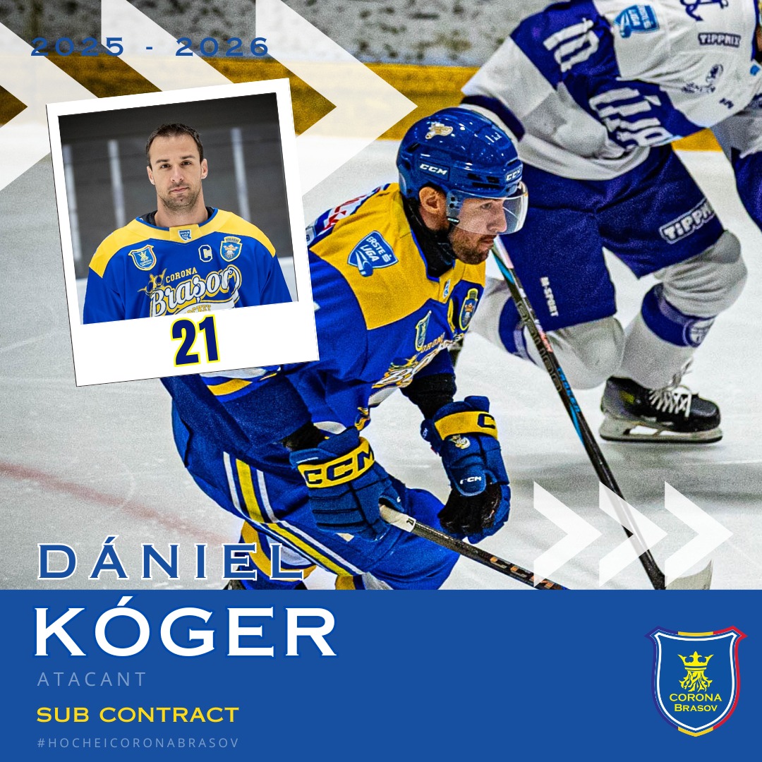DANIEL KOGER RĂMÂNE LA CORONA BRAȘOV PENTRU NOUL SEZON!