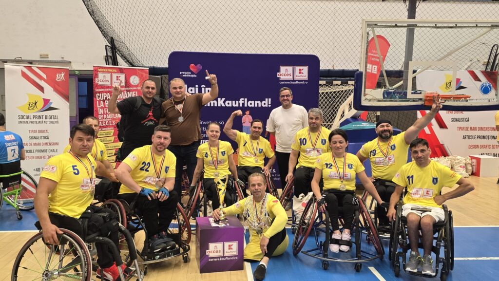 START DE SEZON LA SIBIU PENTRU ECHIPA DE BASCHET ÎN SCAUN RULANT CSM CORONA BRAȘOV