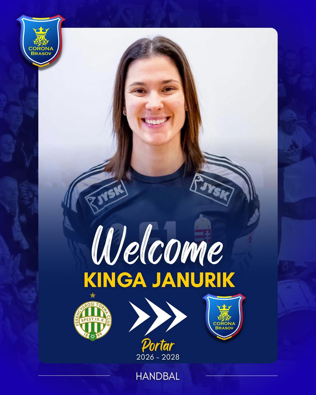 KINGA JANURIK VINE LA BRAȘOV!