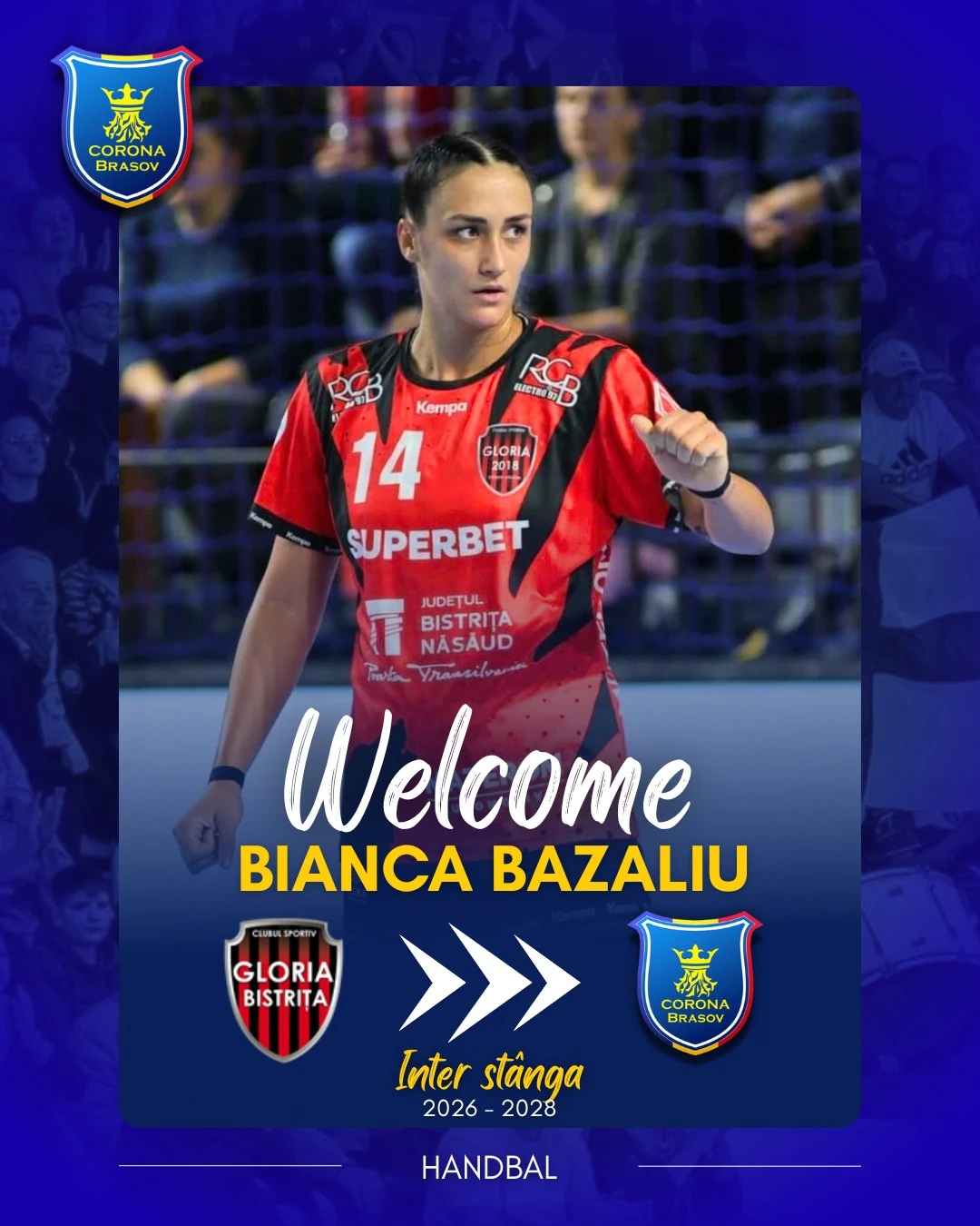 BIANCA BAZALIU REVINE LA CORONA BRAȘOV!