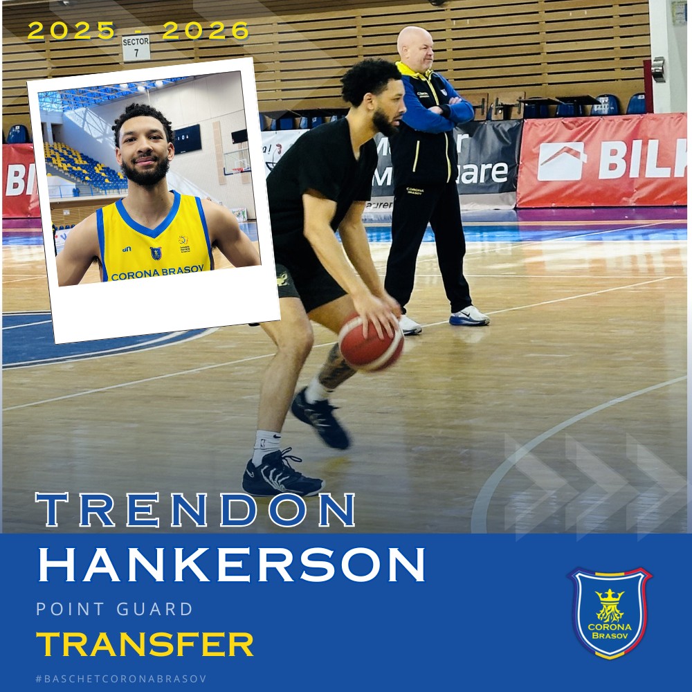CSM Corona Brașov anunță transferul americanului Trendon Hankerson!
