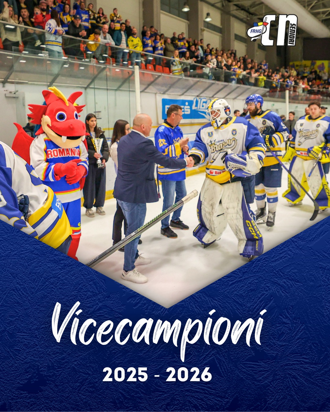 Corona Brașov, vicecampioană națională după Final Four-ul găzduit la Patinoarul Olimpic