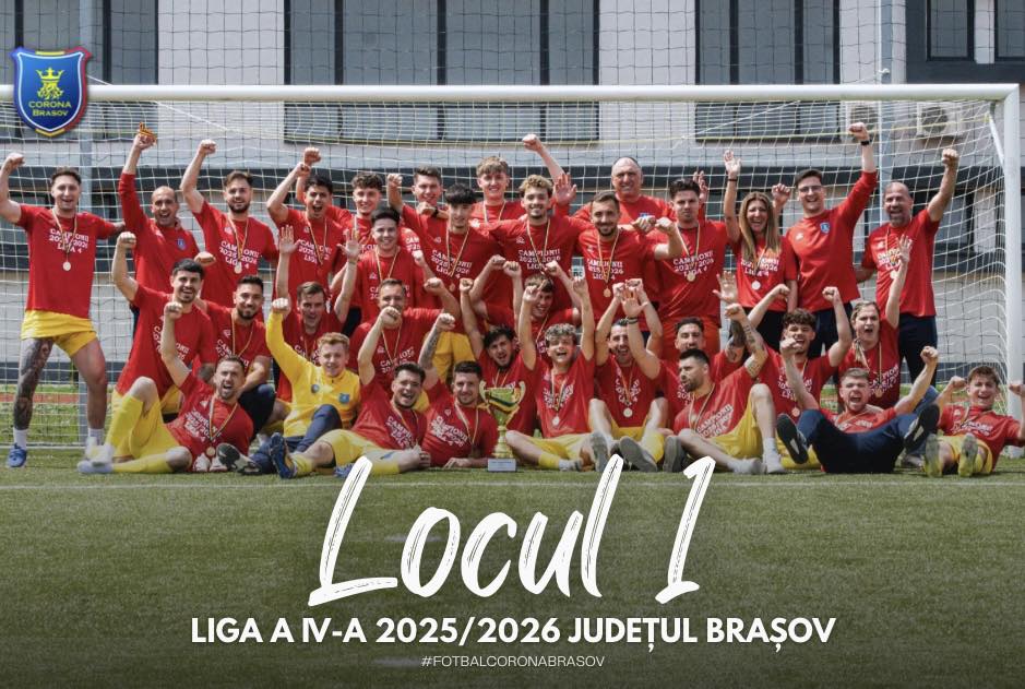 CSM Corona Brașov a câștigat Liga a IV-a a Județului Brașov!