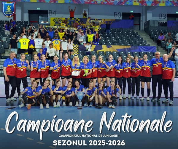 Junioarele I ale Coronei sunt campioanele naționale în sezonul 2025-2026!