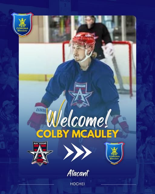 Corona Brașov își întărește ofensiva pentru noul sezon prin semnarea atacantului canadian Colby McAuley
