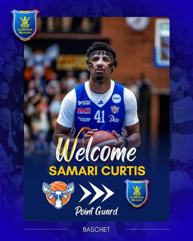 Samari Curtis este noul jucător al echipei noastre de Baschet!