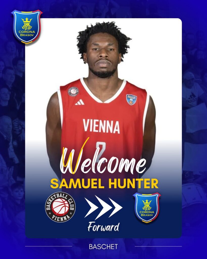 Samuel Hunter se alătură echipei de baschet Corona Brașov! 
