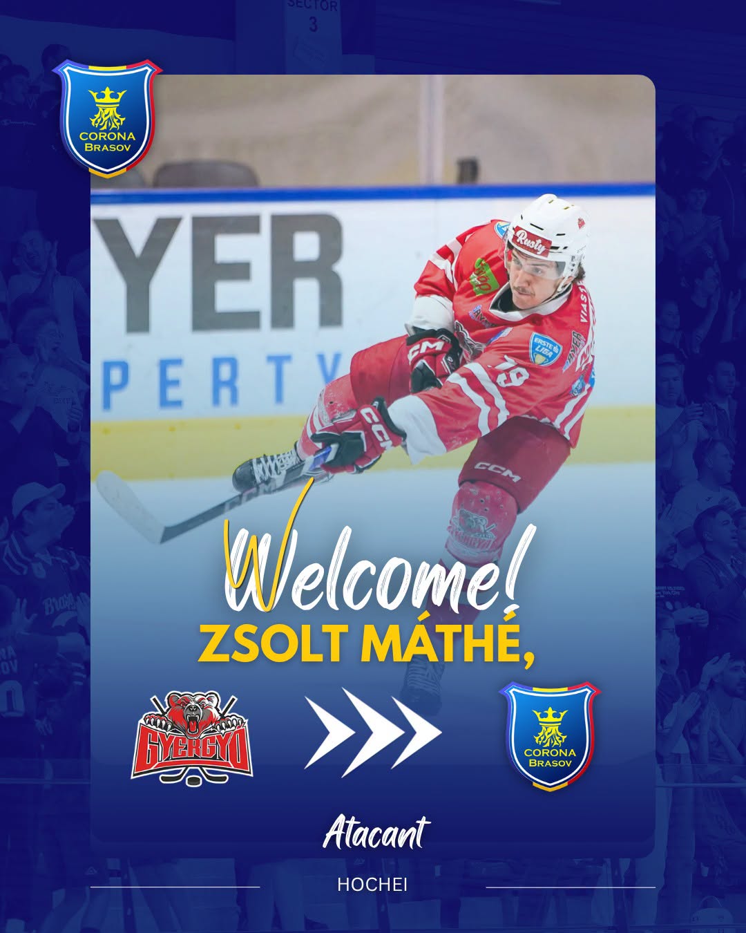 Zsolt Máthé revine la Corona Brașov