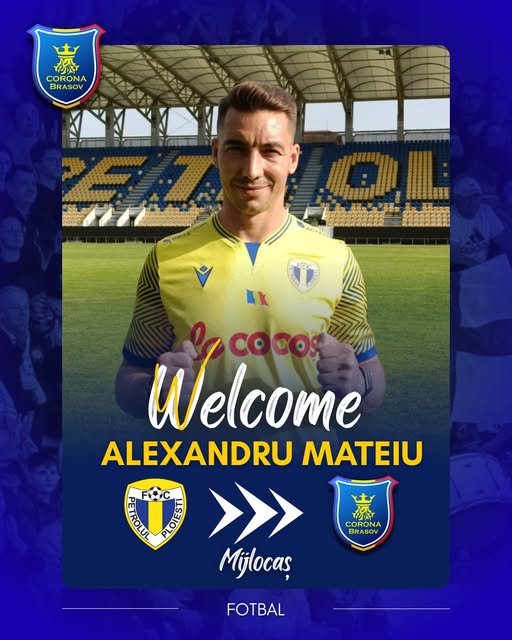 Alexandru Mateiu va juca pentru Corona Brașov în sezonul 2026-2027!
