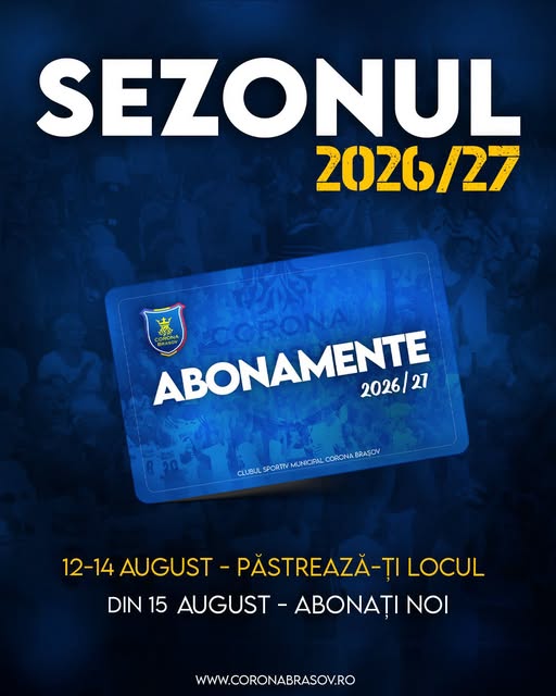 Începe campania de abonare pentru sezonul 2026–2027!