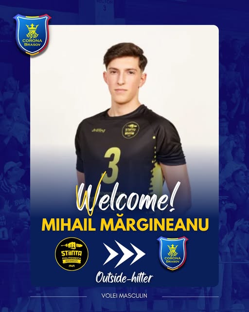 Mihail Mărgineanu se alătură Coronei Brașov pentru sezonul 2026/2027!